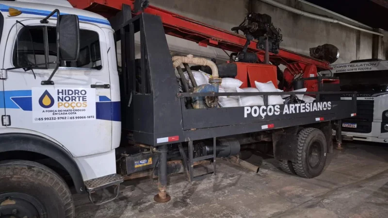 perfuração de poço para irrigação
